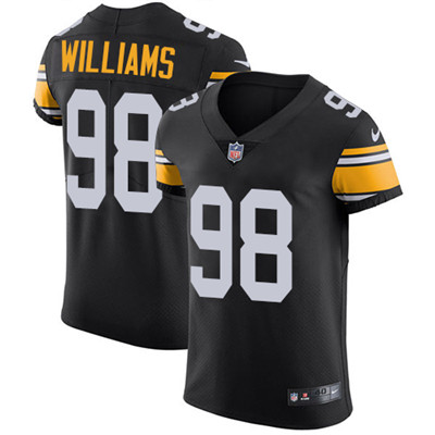 Nike Steelers #98 Vince Williams Black Alternate Men's Stitched NFL Vapor Untouchable Elite Jersey Nike Steelers #98 Vince Williams Black Alternate Men's Stitched NFL Vapor Untouchable Elite Jersey