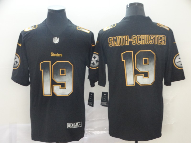 Nike Steelers 19 JuJu Smith-Schuster Black Arch Smoke Vapor Untouchable Limited Jersey Nike Steelers 19 JuJu Smith-Schuster Black Arch Smoke Vapor Untouchable Limited Jersey