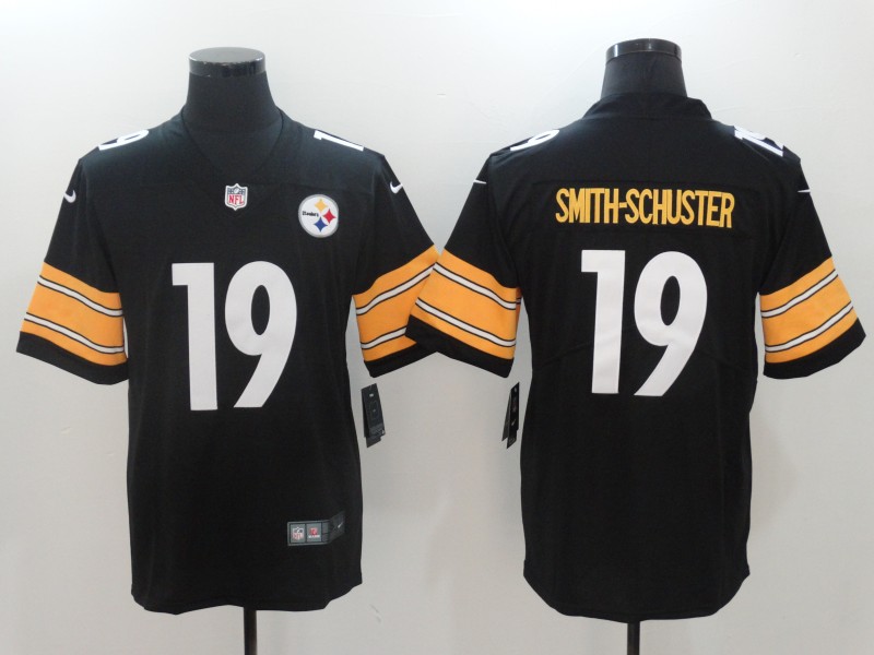 Nike Steelers 19 JuJu Smith-Schuster Black Vapor Untouchable Player Limited Jersey