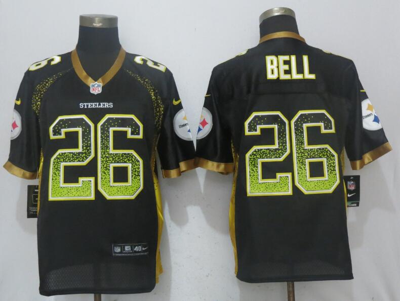Nike Steelers 26 Le'Veon Bell Black Drift Fashion Elite Jersey Nike Steelers 26 Le'Veon Bell Black Drift Fashion Elite Jersey