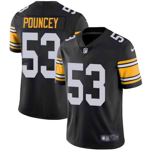 Nike Steelers 53 Maurkice Pouncey Black Alternate Vapor Untouchable Limited Jersey Nike Steelers 53 Maurkice Pouncey Black Alternate Vapor Untouchable Limited Jersey