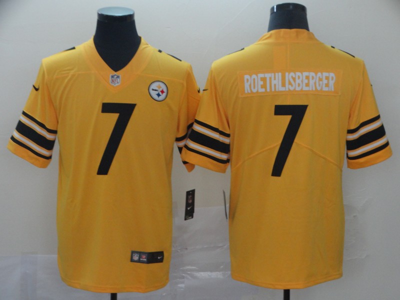 Nike Steelers 7 Ben Roethlisberger Gold Inverted Legend Limited Jersey Nike Steelers 7 Ben Roethlisberger Gold Inverted Legend Limited Jersey