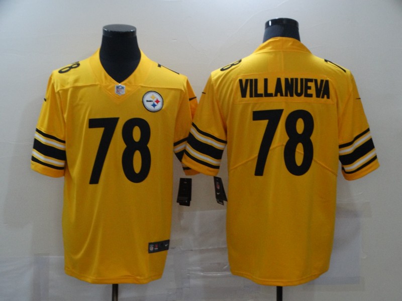 Nike Steelers 78 Alejandro Villanueva Yellow Inverted Legend Limited Jersey Nike Steelers 78 Alejandro Villanueva Yellow Inverted Legend Limited Jersey