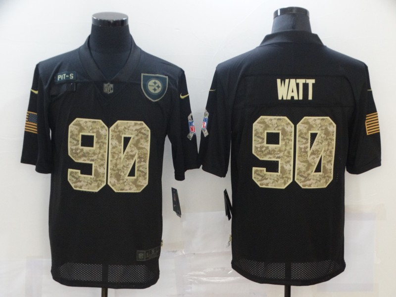 Nike Steelers 90 T.J. Watt Black Camo 2020 Salute To Service Limited Jersey Nike Steelers 90 T.J. Watt Black Camo 2020 Salute To Service Limited Jersey