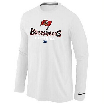 Nike Tampa Bay Buccaneers Critical Victory Long Sleeve NFL T-Shirt White Nike Tampa Bay Buccaneers Critical Victory Long Sleeve NFL T-Shirt White