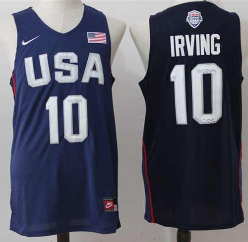 Nike Team USA #10 Kyrie Irving Navy Blue 2016 Dream Team Stitched NBA Jersey Nike Team USA #10 Kyrie Irving Navy Blue 2016 Dream Team Stitched NBA Jersey