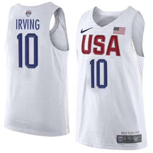 Nike Team USA #10 Kyrie Irving White 2016 Dream Team Game NBA Jersey Nike Team USA #10 Kyrie Irving White 2016 Dream Team Game NBA Jersey