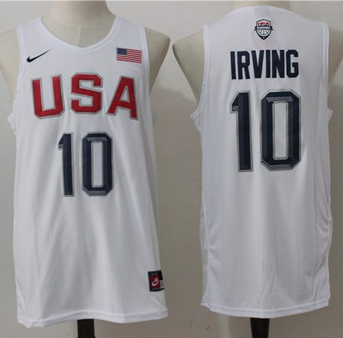Nike Team USA #10 Kyrie Irving White 2016 Dream Team Stitched NBA Jersey Nike Team USA #10 Kyrie Irving White 2016 Dream Team Stitched NBA Jersey