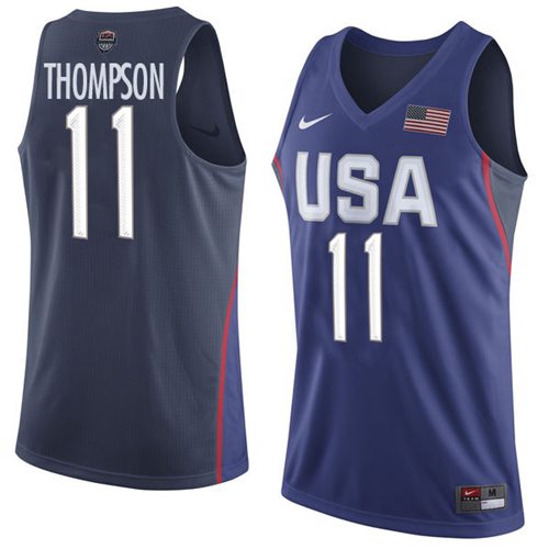 Nike Team USA #11 Klay Thompson Navy Blue 2016 Dream Team Stitched NBA Jersey Nike Team USA #11 Klay Thompson Navy Blue 2016 Dream Team Stitched NBA Jersey