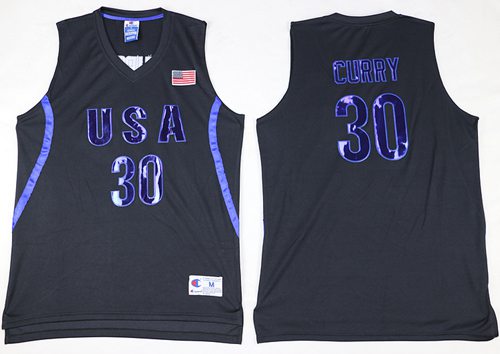 Nike Team USA #30 Stephen Curry Black 2016 Dream Team Stitched NBA Jersey Nike Team USA #30 Stephen Curry Black 2016 Dream Team Stitched NBA Jersey