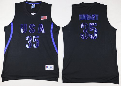 Nike Team USA #35 Kevin Durant Black 2016 Dream Team Stitched NBA Jersey Nike Team USA #35 Kevin Durant Black 2016 Dream Team Stitched NBA Jersey