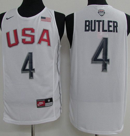 Nike Team USA #4 Jimmy Butler White 2016 Dream Team Stitched NBA Jersey Nike Team USA #4 Jimmy Butler White 2016 Dream Team Stitched NBA Jersey