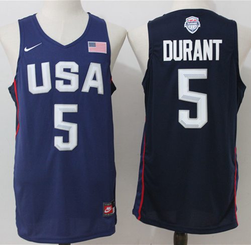 Nike Team USA #5 Kevin Durant Navy Blue 2016 Dream Team Stitched NBA Jersey Nike Team USA #5 Kevin Durant Navy Blue 2016 Dream Team Stitched NBA Jersey