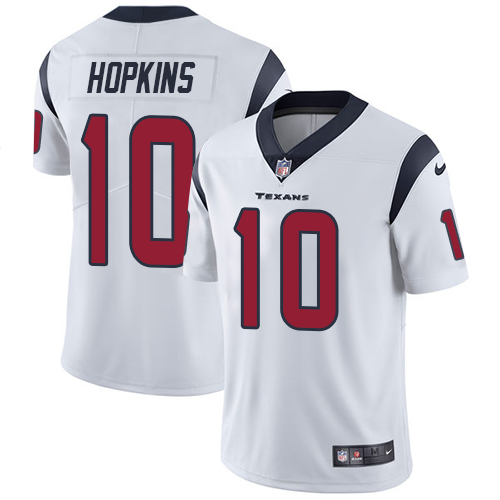 Nike Texans #10 DeAndre Hopkins White Men's Stitched NFL Vapor Untouchable Limited Jersey Nike Texans #10 DeAndre Hopkins White Men's Stitched NFL Vapor Untouchable Limited Jersey