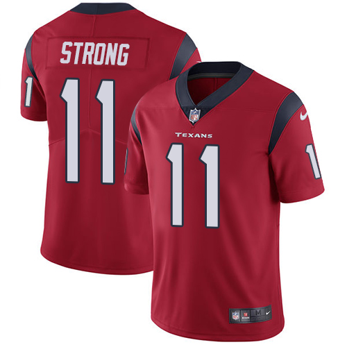 Nike Texans #11 Jaelen Strong Red Alternate Men's Stitched NFL Vapor Untouchable Limited Jersey Nike Texans #11 Jaelen Strong Red Alternate Men's Stitched NFL Vapor Untouchable Limited Jersey