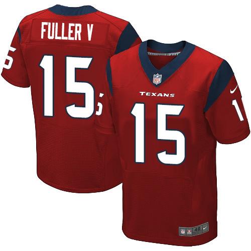 Nike Texans #15 Will Fuller V Red Alternate Men's Stitched NFL Elite Jersey Nike Texans #15 Will Fuller V Red Alternate Men's Stitched NFL Elite Jersey