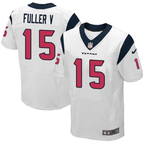 Nike Texans #15 Will Fuller V White Men's Stitched NFL Elite Jersey Nike Texans #15 Will Fuller V White Men's Stitched NFL Elite Jersey