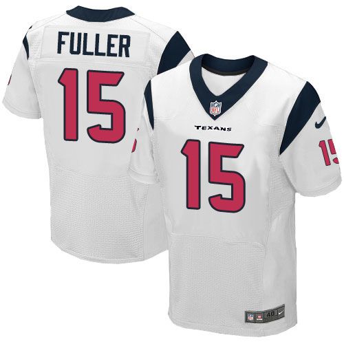 Nike Texans #15 Will Fuller White Men's Stitched NFL Elite Jersey