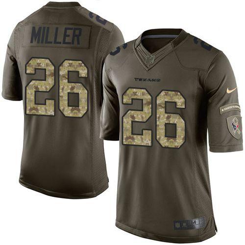 Nike Texans #26 Lamar Miller Green Men's Stitched NFL Limited Salute to Service Jersey Nike Texans #26 Lamar Miller Green Men's Stitched NFL Limited Salute to Service Jersey
