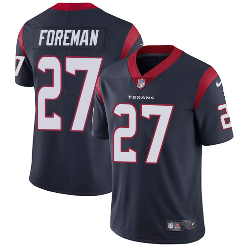 Nike Texans #27 D'Onta Foreman Navy Blue Team Color Men's Stitched NFL Vapor Untouchable Limited Jersey Nike Texans #27 D'Onta Foreman Navy Blue Team Color Men's Stitched NFL Vapor Untouchable Limited Jersey