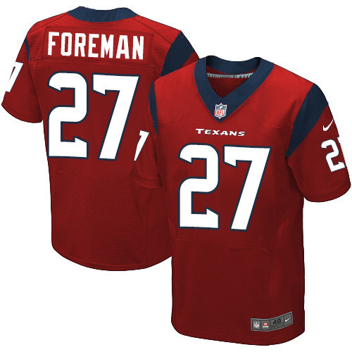 Nike Texans #27 D'Onta Foreman Red Alternate Men's Stitched NFL Elite Jersey Nike Texans #27 D'Onta Foreman Red Alternate Men's Stitched NFL Elite Jersey