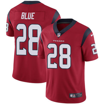 Nike Texans #28 Alfred Blue Red Alternate Men's Stitched NFL Vapor Untouchable Limited Jersey Nike Texans #28 Alfred Blue Red Alternate Men's Stitched NFL Vapor Untouchable Limited Jersey