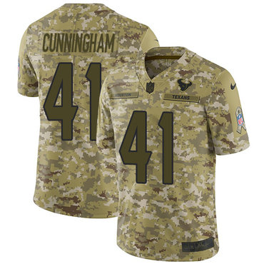 Nike Texans #41 Zach Cunningham Camo Youth Stitched NFL Limited 2018 Salute to Service Jersey Nike Texans #41 Zach Cunningham Camo Youth Stitched NFL Limited 2018 Salute to Service Jersey