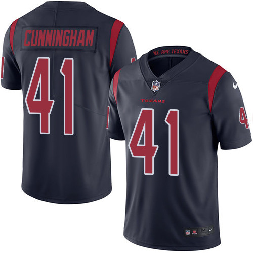 Nike Texans #41 Zach Cunningham Navy Blue Men's Stitched NFL Limited Rush Jersey Nike Texans #41 Zach Cunningham Navy Blue Men's Stitched NFL Limited Rush Jersey