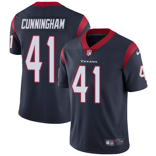 Nike Texans #41 Zach Cunningham Navy Blue Team Color Men's Stitched NFL Vapor Untouchable Limited Jersey Nike Texans #41 Zach Cunningham Navy Blue Team Color Men's Stitched NFL Vapor Untouchable Limited Jersey