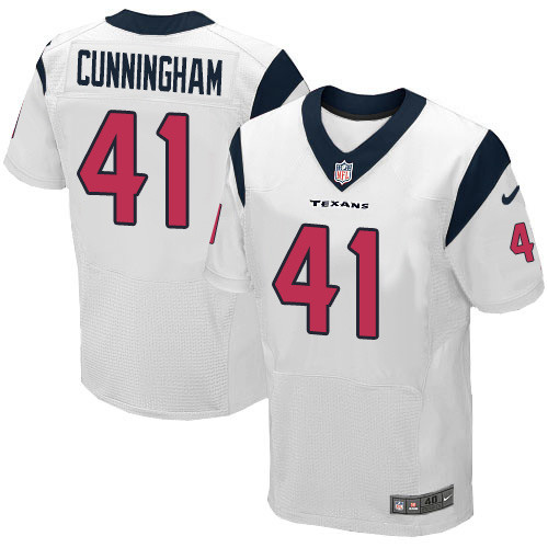 Nike Texans #41 Zach Cunningham White Men's Stitched NFL Elite Jersey Nike Texans #41 Zach Cunningham White Men's Stitched NFL Elite Jersey