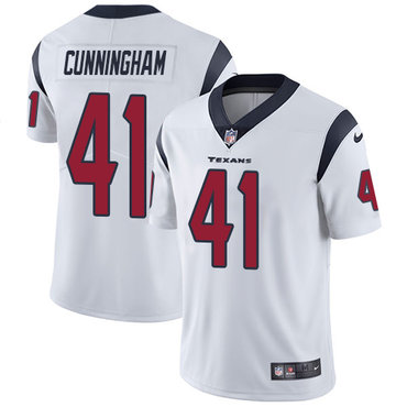 Nike Texans #41 Zach Cunningham White Men's Stitched NFL Vapor Untouchable Limited Jersey Nike Texans #41 Zach Cunningham White Men's Stitched NFL Vapor Untouchable Limited Jersey