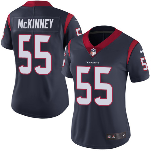 Nike Texans #55 Benardrick McKinney Navy Blue Team Color Women's Stitched NFL Vapor Untouchable Limited Jersey Nike Texans #55 Benardrick McKinney Navy Blue Team Color Women's Stitched NFL Vapor Untouchable Limited Jersey