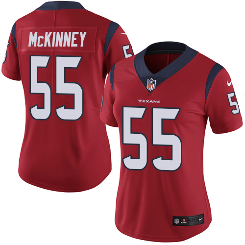 Nike Texans #55 Benardrick McKinney Red Alternate Women's Stitched NFL Vapor Untouchable Limited Jersey Nike Texans #55 Benardrick McKinney Red Alternate Women's Stitched NFL Vapor Untouchable Limited Jersey