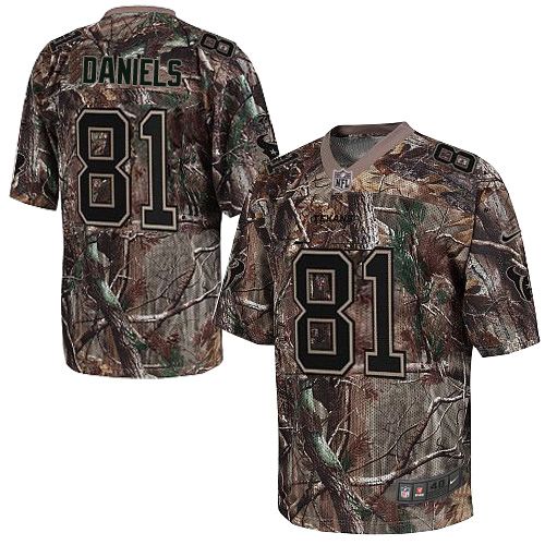 Nike Texans #81 Owen Daniels Camo Men's Stitched NFL Realtree Elite Jersey Nike Texans #81 Owen Daniels Camo Men's Stitched NFL Realtree Elite Jersey