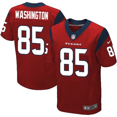 Nike Texans #85 Nate Washington Red Alternate Men's Stitched NFL Elite Jersey