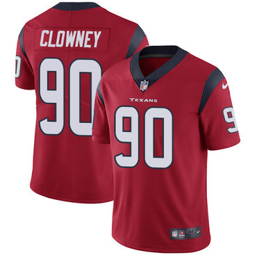 Nike Texans #90 Jadeveon Clowney Red Alternate Men's Stitched NFL Vapor Untouchable Limited Jersey Nike Texans #90 Jadeveon Clowney Red Alternate Men's Stitched NFL Vapor Untouchable Limited Jersey