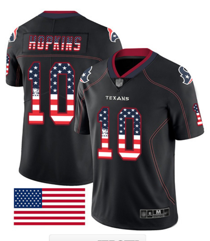 Nike Texans 10 DeAndre Hopkins Black USA Flash Fashion Limited Jersey Nike Texans 10 DeAndre Hopkins Black USA Flash Fashion Limited Jersey