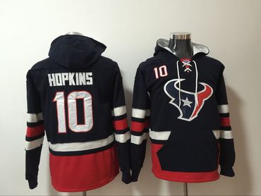 Nike Texans 10 DeAndre Hopkins Navy All Stitched Hooded Sweatshirt Nike Texans 10 DeAndre Hopkins Navy All Stitched Hooded Sweatshirt