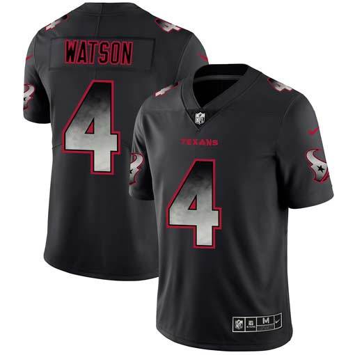 Nike Texans 4 Deshaun Watson Black Arch Smoke Vapor Untouchable Limited Jersey