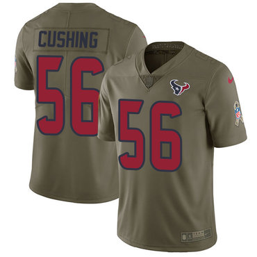 Nike Texans 56 Brian Cushing Olive Salute To Service Limited Jersey Nike Texans 56 Brian Cushing Olive Salute To Service Limited Jersey