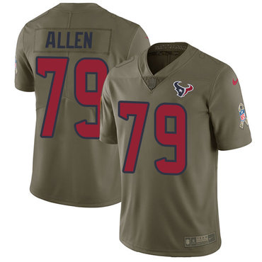 Nike Texans 79 Jeff Allen Olive Salute To Service Limited Jersey Nike Texans 79 Jeff Allen Olive Salute To Service Limited Jersey