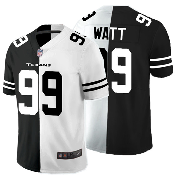 Nike Texans 99 J.J. Watt Black And White Split Vapor Untouchable Limited Jersey Nike Texans 99 J.J. Watt Black And White Split Vapor Untouchable Limited Jersey