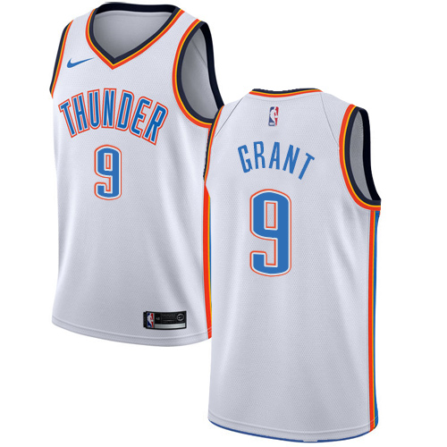 Nike Thunder #9 Jerami Grant White NBA Swingman Association Edition Jersey