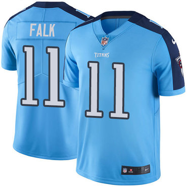Nike Titans #11 Luke Falk Light Blue Men's Stitched NFL Limited Rush Jersey Nike Titans #11 Luke Falk Light Blue Men's Stitched NFL Limited Rush Jersey