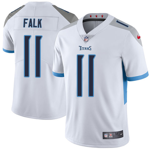 Nike Titans #11 Luke Falk White Men's Stitched NFL Vapor Untouchable Limited Jersey Nike Titans #11 Luke Falk White Men's Stitched NFL Vapor Untouchable Limited Jersey