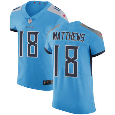 Nike Titans #18 Rishard Matthews Light Blue Team Color Men's Stitched NFL Vapor Untouchable Elite Jersey Nike Titans #18 Rishard Matthews Light Blue Team Color Men's Stitched NFL Vapor Untouchable Elite Jersey