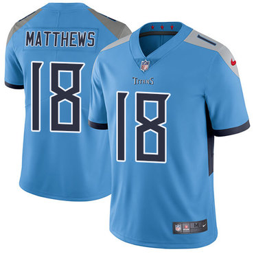 Nike Titans #18 Rishard Matthews Light Blue Team Color Youth Stitched NFL Vapor Untouchable Limited Jersey Nike Titans #18 Rishard Matthews Light Blue Team Color Youth Stitched NFL Vapor Untouchable Limited Jersey