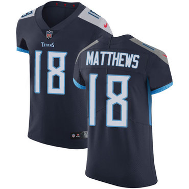 Nike Titans #18 Rishard Matthews Navy Blue Alternate Men's Stitched NFL Vapor Untouchable Elite Jersey