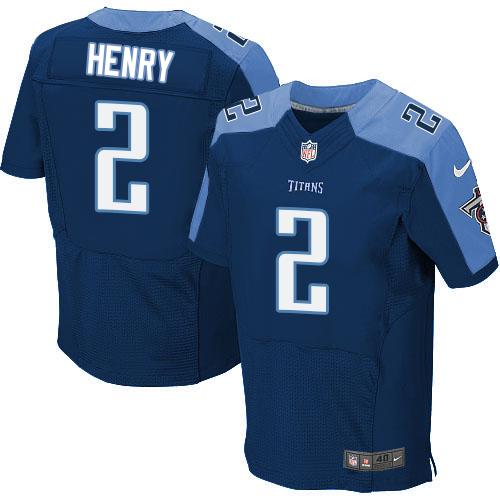 Nike Titans #2 Derrick Henry Navy Blue Alternate Men's Stitched NFL Elite Jersey Nike Titans #2 Derrick Henry Navy Blue Alternate Men's Stitched NFL Elite Jersey