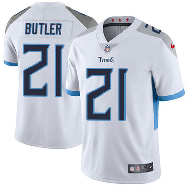 Nike Titans #21 Malcolm Butler White Men's Stitched NFL Vapor Untouchable Limited Jersey Nike Titans #21 Malcolm Butler White Men's Stitched NFL Vapor Untouchable Limited Jersey